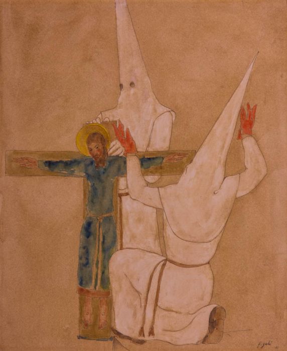 Francisco Gali - 1941 Watercolour, Inquisition