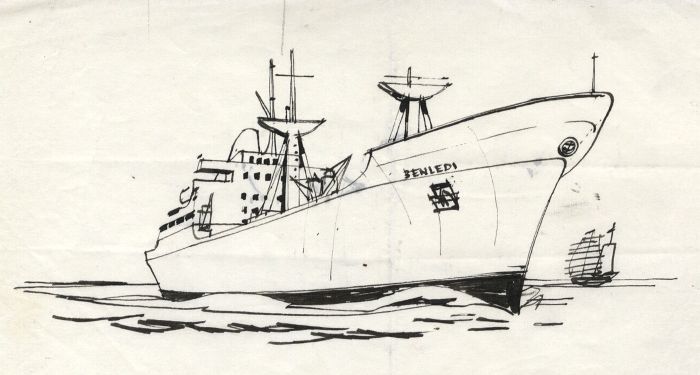 Paul Sharp - Mid 20th Century Pen and Ink Drawing, The Benledi
