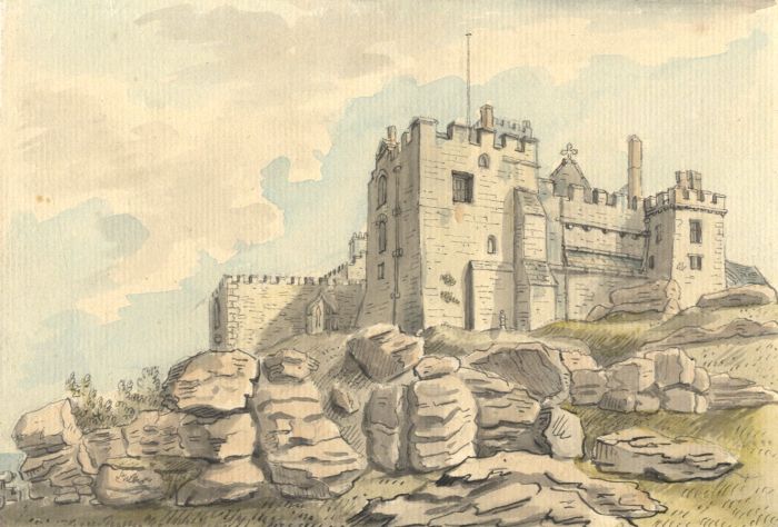 Francis Grose (1731-1791) - Superb 18th Century Watercolour, St. Michael's Mt.