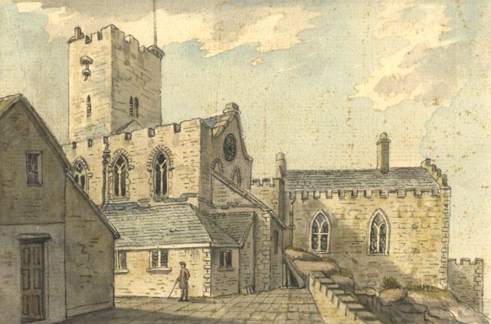 Francis Grose (1731-1791) - Superb 18th Century Watercolour, Chapel