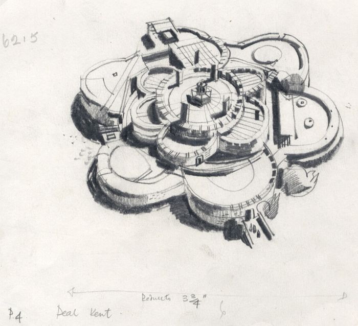 Paul Sharp - 1964 Graphite Drawing, Deal, Kent