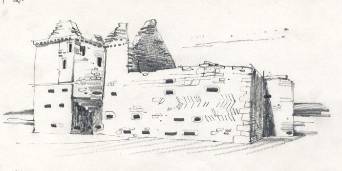 Paul Sharp - 1964 Graphite Drawing, Noltland