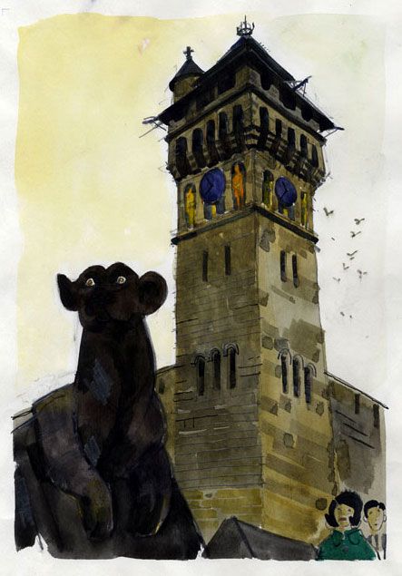 Paul Sharp - 1964 Watercolour, Cardiff, Glamorganshire