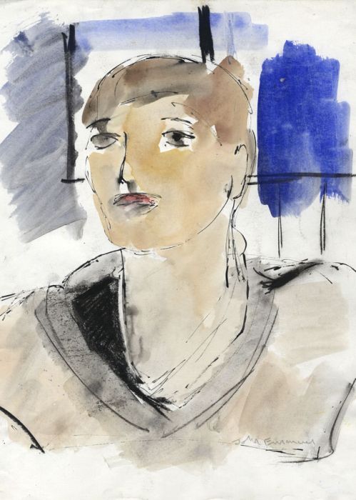 John Emanuel - Contemporary Mixed Media, Portrait of a Woman