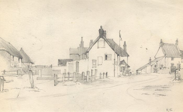 Early 20th Century Graphite Drawing - Rye, Sussex