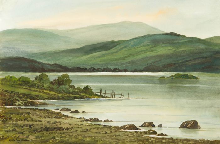 Keith Burtonshaw - 1997 Watercolour, Derwent Water