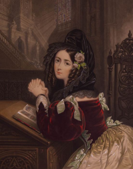 19th Century Lithograph - Rosina