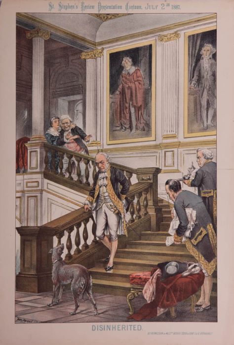 Tom Merry - 1887 Lithograph, Disinherited