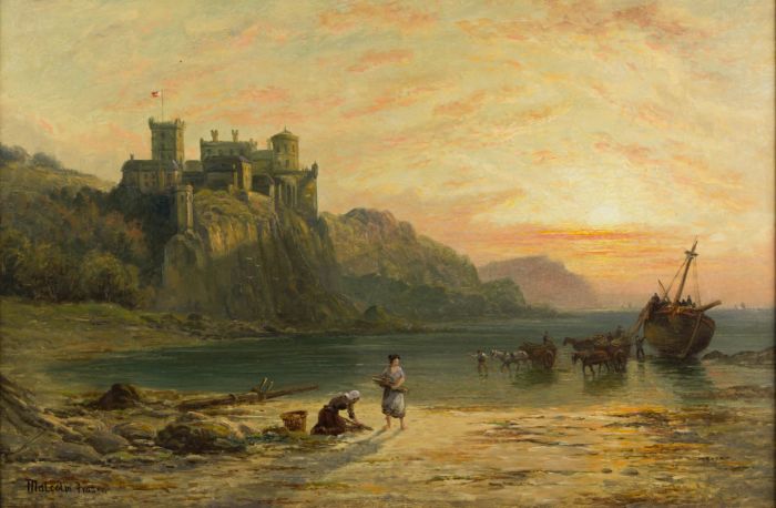Malcolm Fraser - Late 19th Century Oil, Culzean Castle, Ayreshire
