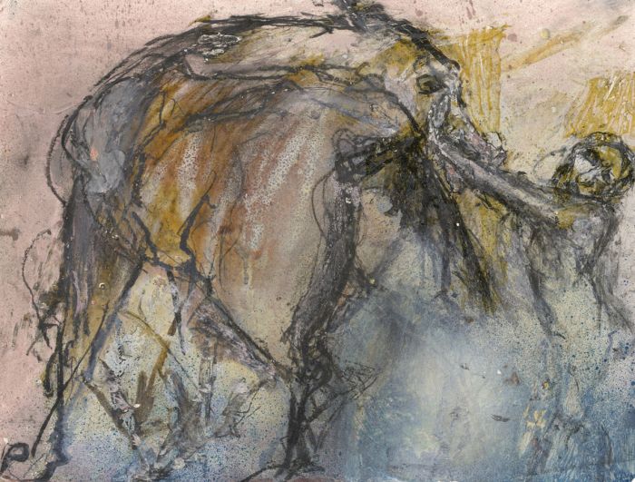 Contemporary Watercolour - Horse