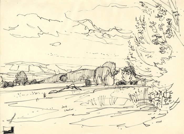 Paul Sharp - Mid 20th Century Pen and Ink Drawing