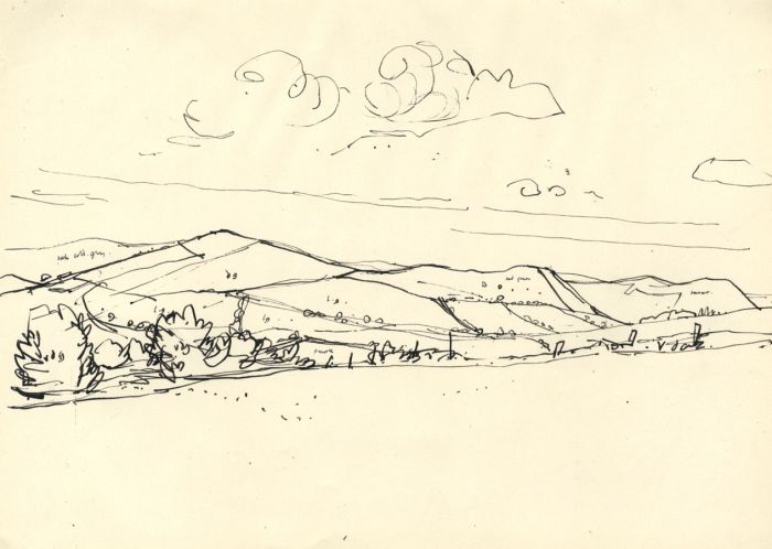 Paul Sharp - Mid 20th Century Pen and Ink Drawing