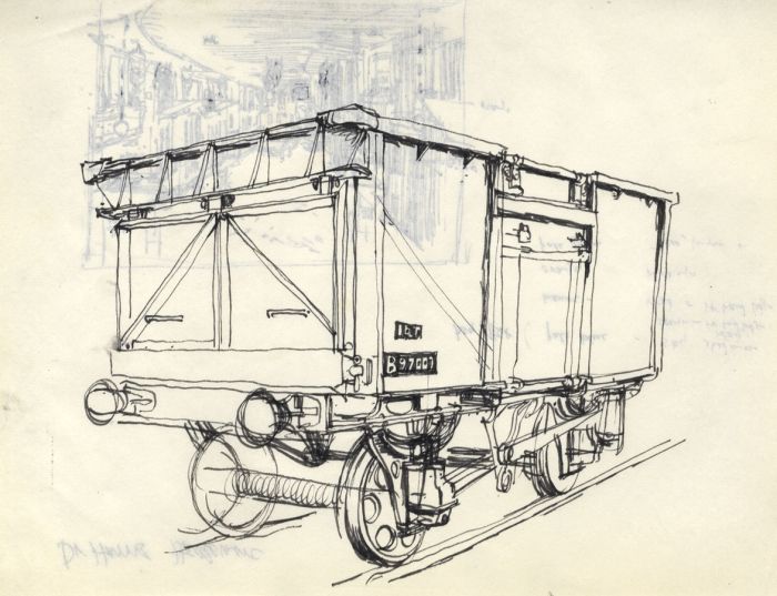 Paul Sharp - Double-Sided Mid 20th Century Pen and Ink Drawings