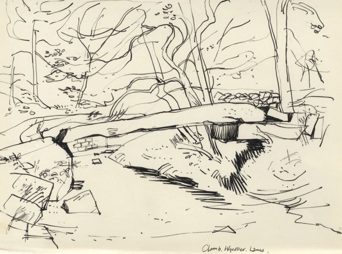 Paul Sharp - Mid 20th Century Pen and Ink Drawing, Wycoller, Lancashire