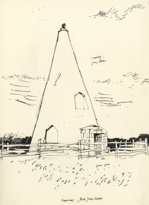 Paul Sharp - Mid 20th Century Pen and Ink Drawing, The Sugar Loaf, East Sussex