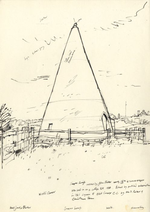 Paul Sharp - Mid 20th Century Pen and Ink Drawing, The Sugar Loaf, East Sussex