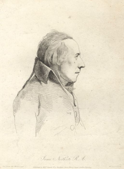 William Daniell - 1809 Etching, James Northcote R.A.