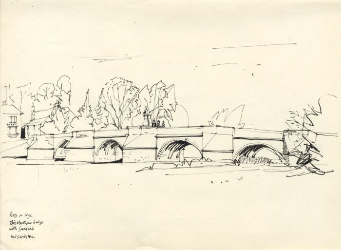 Paul Sharp - Mid 20th Century Pen and Ink Drawing, Ross on Wye
