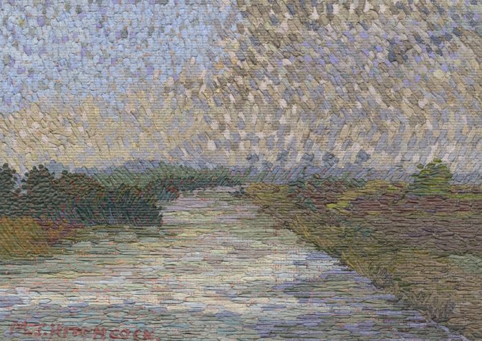 Malcolm J Hitchcock RWA - Mid 20th Century Oil, The Grand Canal of Ireland II