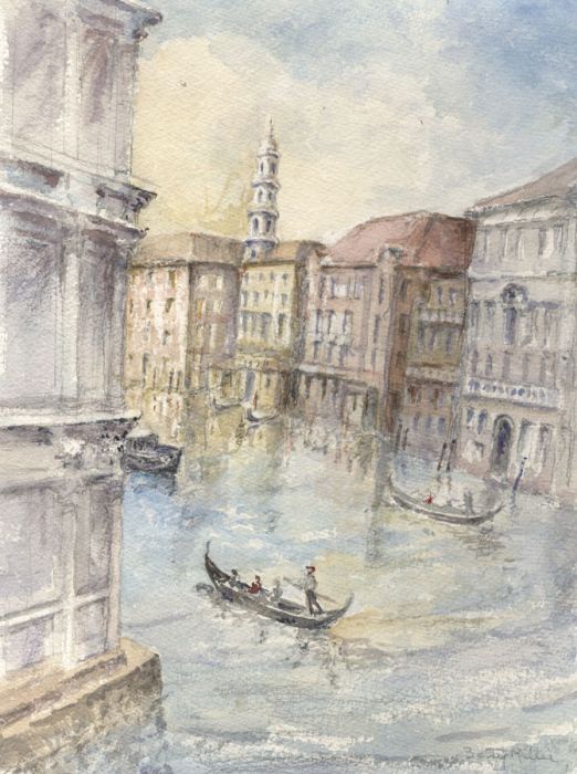 Betty Miller - Mid 20th Century Watercolour, Venice