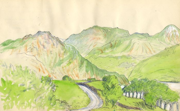 Three Watercolours - Lake District