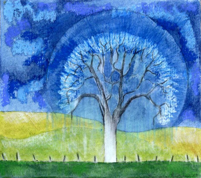Bronwen Coe - 1987 Watercolour, Tree