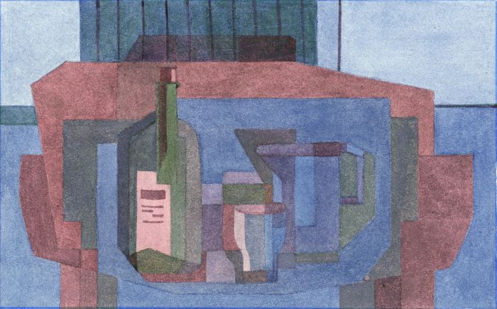 Jo Boston - 1976 Monotype, On the Table
