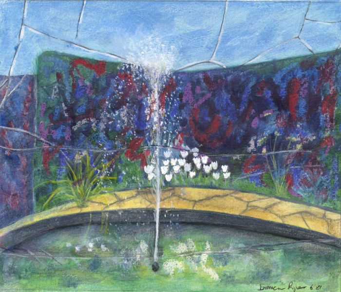 Bronwen Coe - 1988 Mixed Media, Fountain