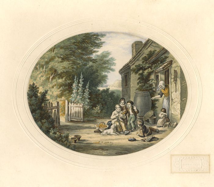 19th Century Lithograph - The Burning Glass