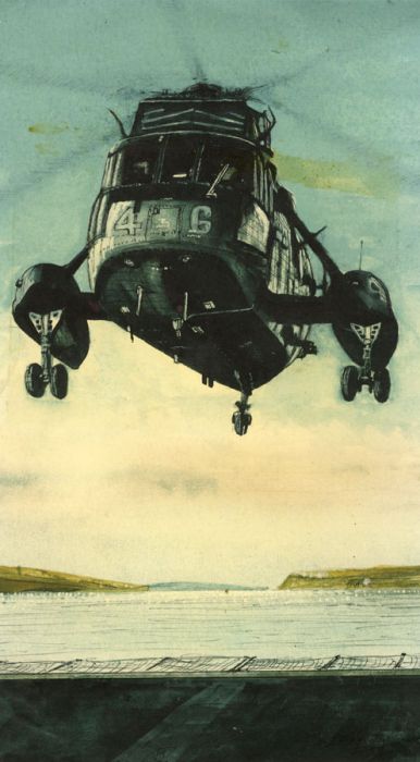 J.A. Bayley - Contemporary Digital Print, RFA Fort Grange, 1984