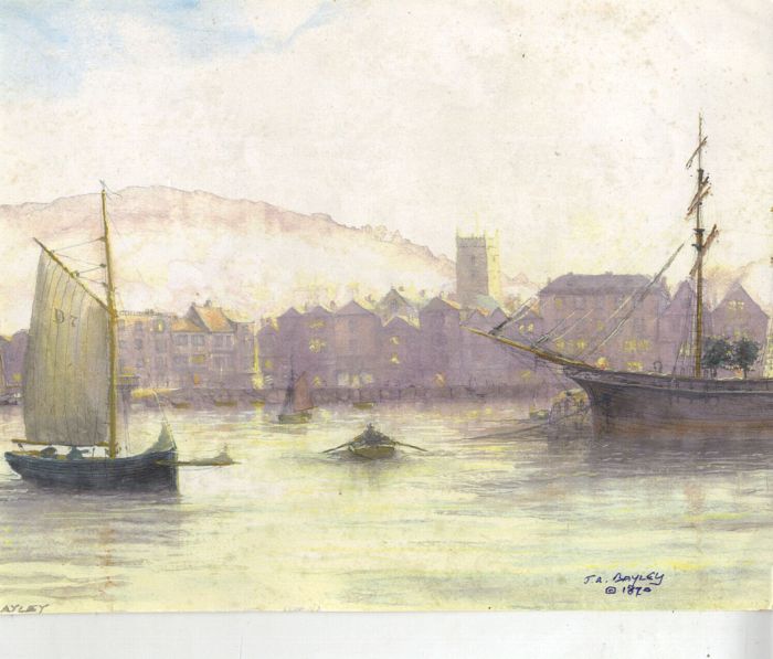 J.A. Bayley - Contemporary Digital Print, Harbour View