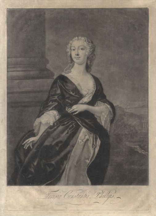 John Faber Jr. - 1748 Mezzotint, Teresia Constantia Phillips