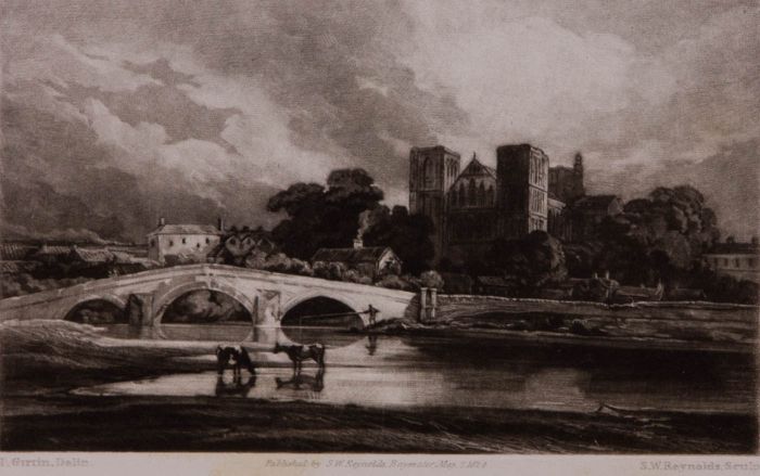 S.W. Reynolds - 1824 Mezzotint, Ripon