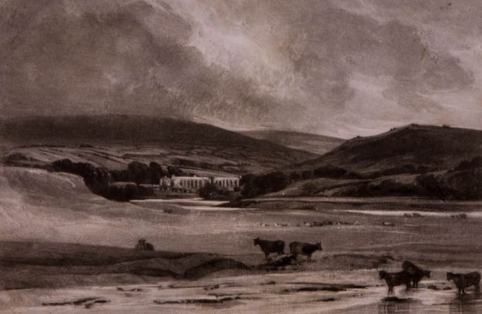 S.W. Reynolds - 19th Century Mezzotint, Bolton Abbey