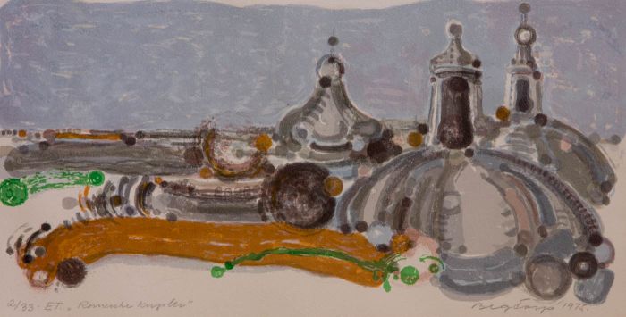 1975 Silkscreen - Onion Domes