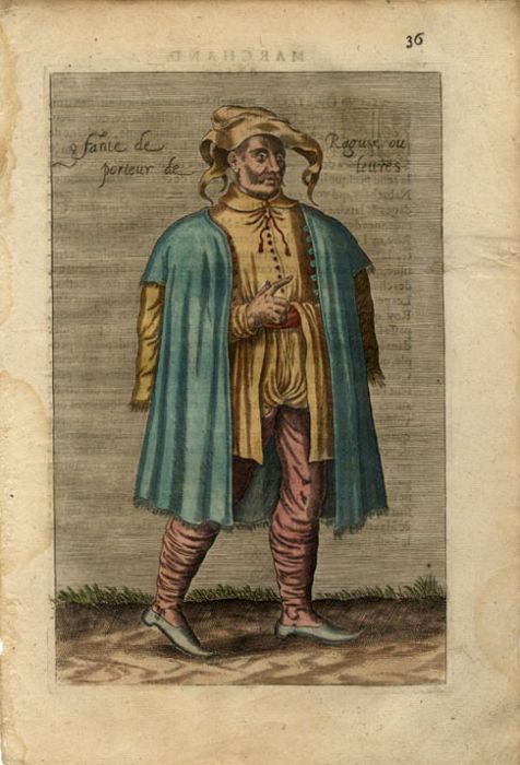 1662 Engraving - Fante from Ragusa - Chalkokondyles