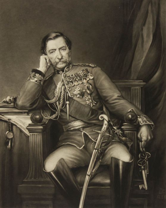 John Cother Webb - 19th Century Mezzotint, Robert Lord Napier of Magdala