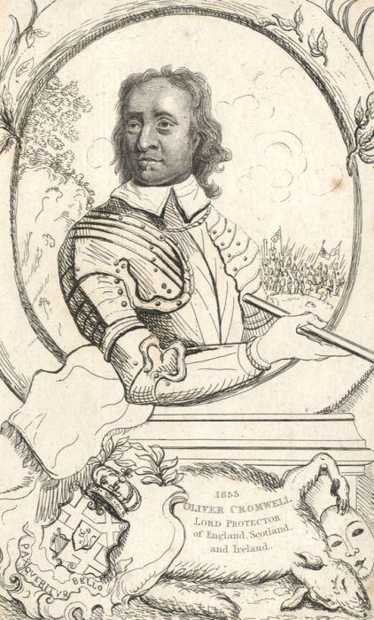 1653 Etching - Oliver Cromwell