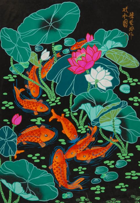 Pan XiaoLing, Chinese Contemporary Mixed Media - Pond Life