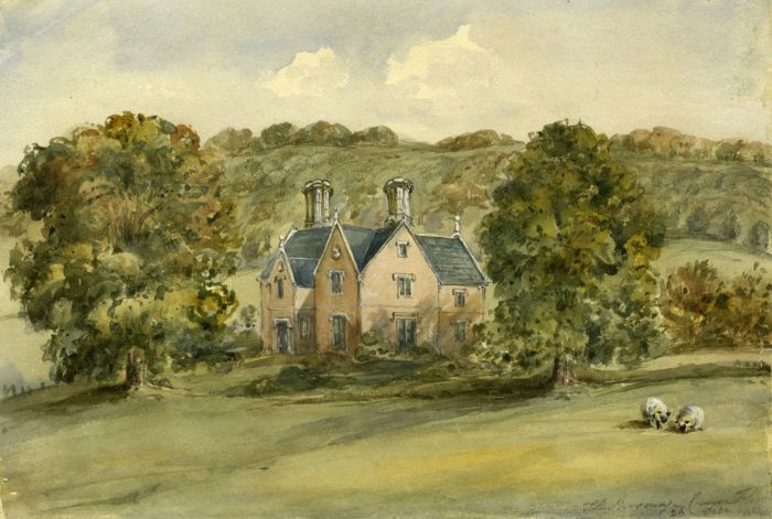 19th Century Watercolour - The Parsonage