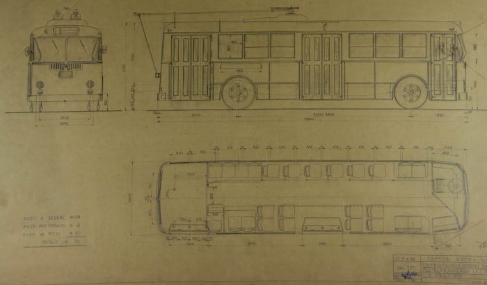 1952 Graphite Drawing - Alfa Romeo Technical Drawing