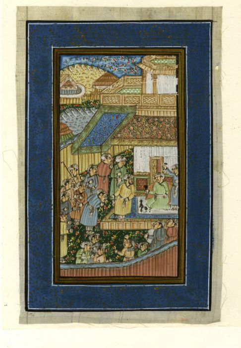 Early 20th Century Gouache - Celebration