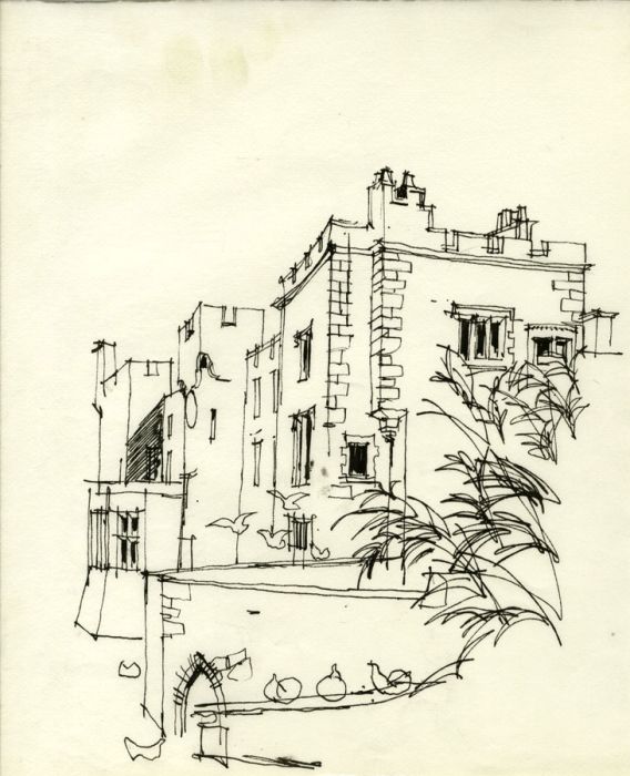 Paul Sharp - Set of 9 Mid 20th Century Pen and Ink Drawing, Sketches