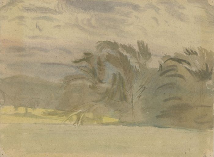 John Powell - 1984 Watercolour, Landscape Near Dartmoor
