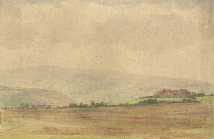 John Powell - 1939 Watercolour, North Yorkshire Moors