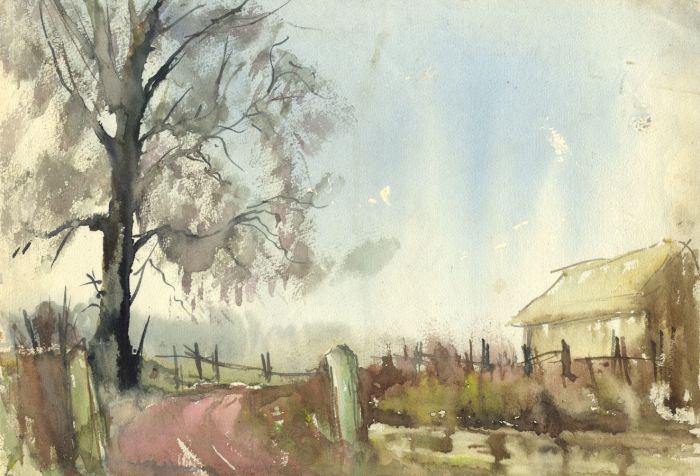 William George Tuck - Mid 20th Century Watercolour, Rural Scene