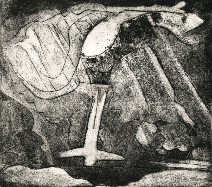 Peter Carreras - Contemporary Etching, Dive