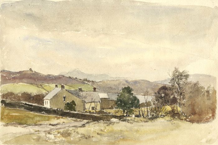 Oliver Hall RA RWS RE - Mid 20th Century Watercolour, West Coniston