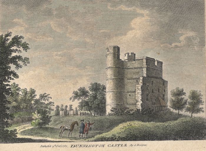 S. Hooper - 1783 Engraving, Dunnington Castle