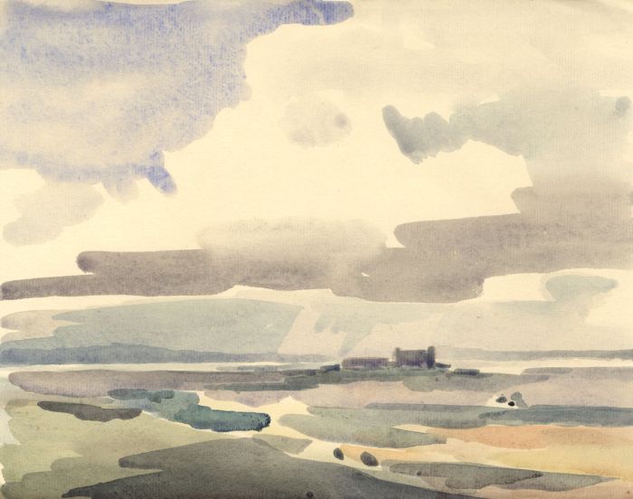 Clarence Norman Barlow - Mid 20th Century Watercolour, Coastal Landscape
